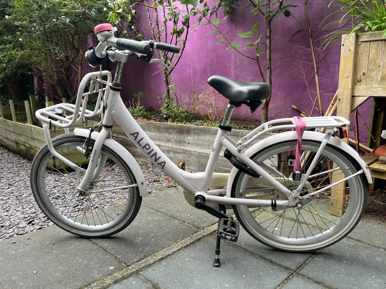 Alpina kinderfiets 20 inch met terugtraprem en handrem, Fietsen en Brommers, Ophalen, Gebruikt, Terugtraprem, 20 inch of meer