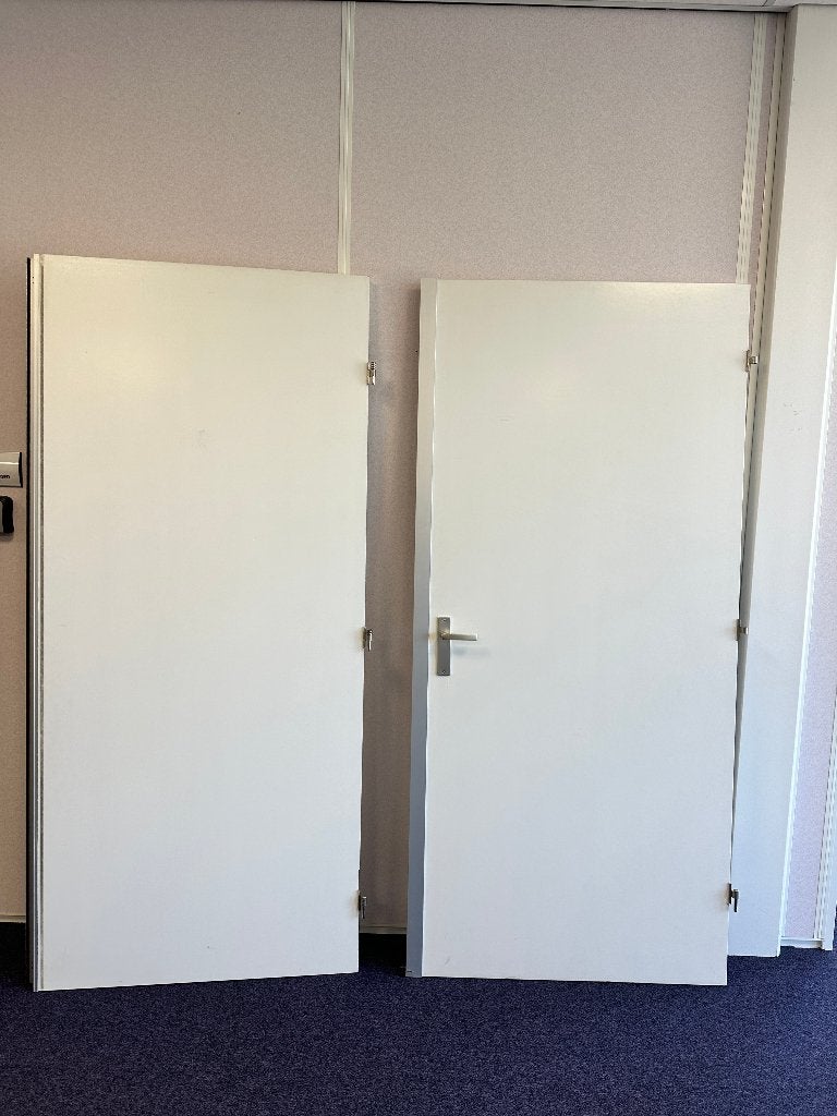 Mooie stevige dubbele deuren (set) – 210 x 195,5 cm totaal, Ophalen, 80 tot 100 cm, Binnendeur, Zo goed als nieuw