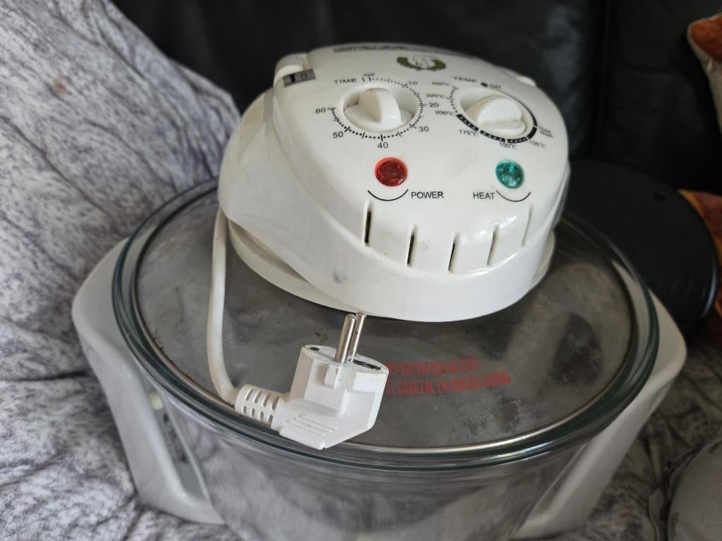 Heteluchtoven met deksel LEES BESCHRIJVING, Witgoed en Apparatuur, Ovens, Zo goed als nieuw, Vrijstaand, Heteluchtoven, Minder dan 45 cm