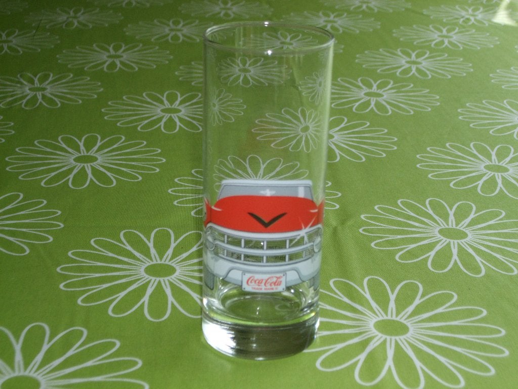 Coca Cola glas Cadillac Oldtimer 1991, Ophalen of Verzenden, Zo goed als nieuw