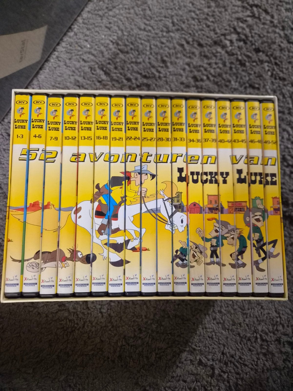 Lucky Luke - 52 Avonturen Collectie (DVD Boxset), Animatie, Verzamelbox, Alle leeftijden, Zo goed als nieuw