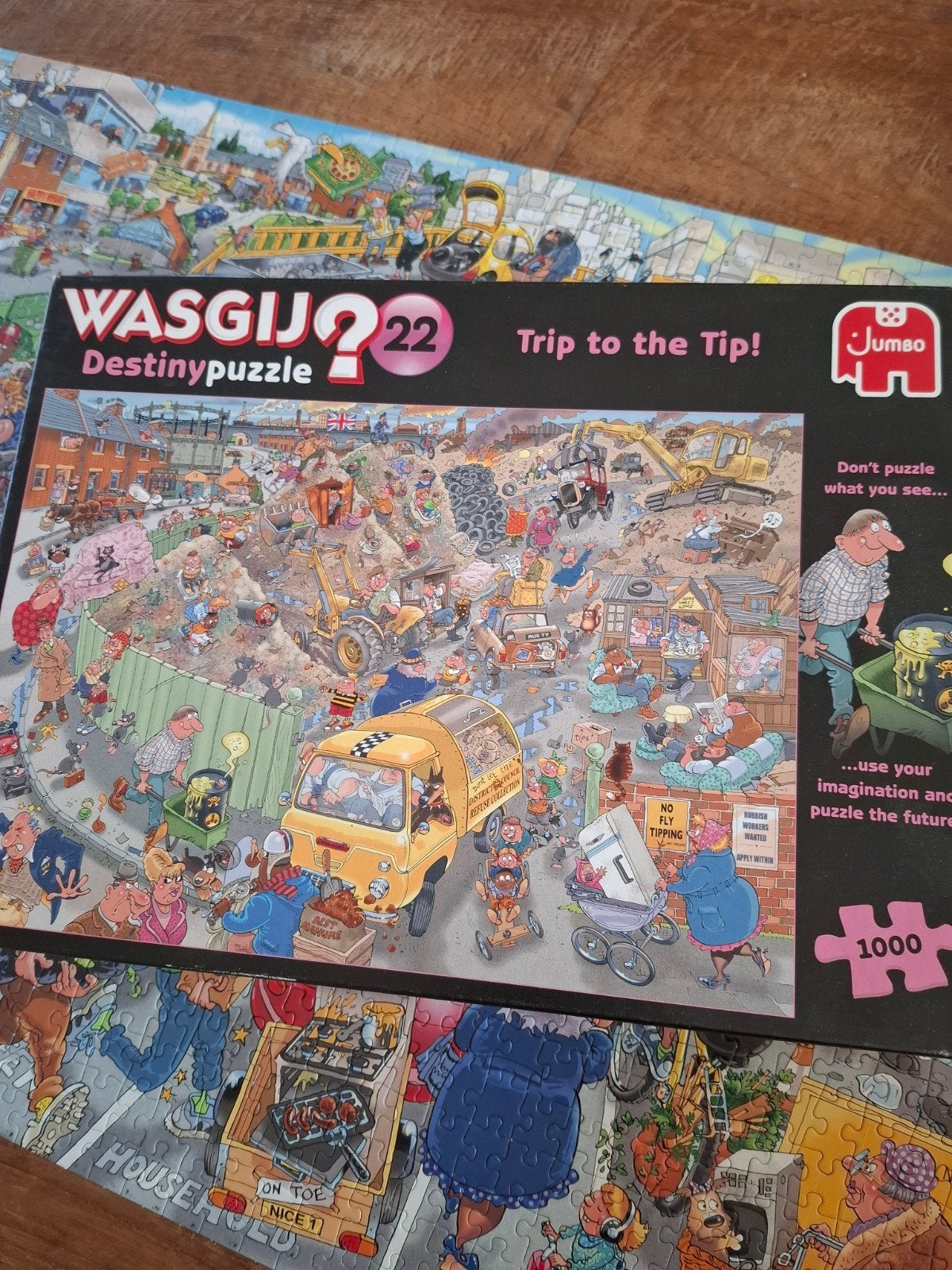 Wasgij Destiny 22: Trip to the Tip! Puzzel (1000 stukjes), Ophalen, Meer dan 50 stukjes, Zo goed als nieuw, 6 jaar of ouder