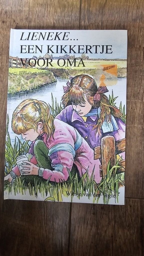 Wiesje van der Vegte - Lieneke een kikkertje voor oma, Ophalen of Verzenden, Zo goed als nieuw, Wiesje van der Vegte, Fictie algemeen