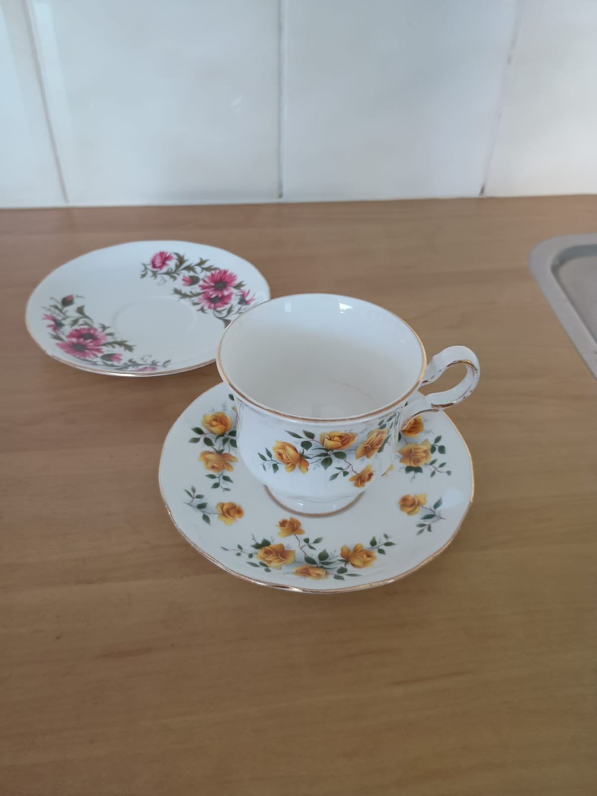 Vintage kop en schotel van Royal Vale Bone China, Ophalen of Verzenden