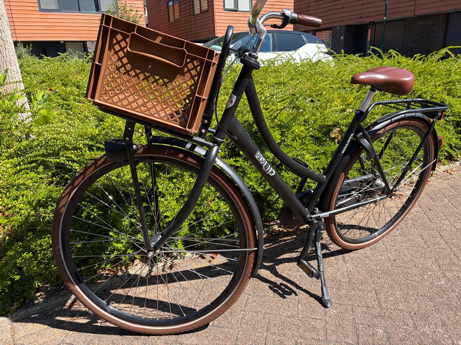 Sparta Pick up Dames meiden fiets  transport 47 cm 28 inch, Ophalen, Terugtraprem, Sparta, Gebruikt