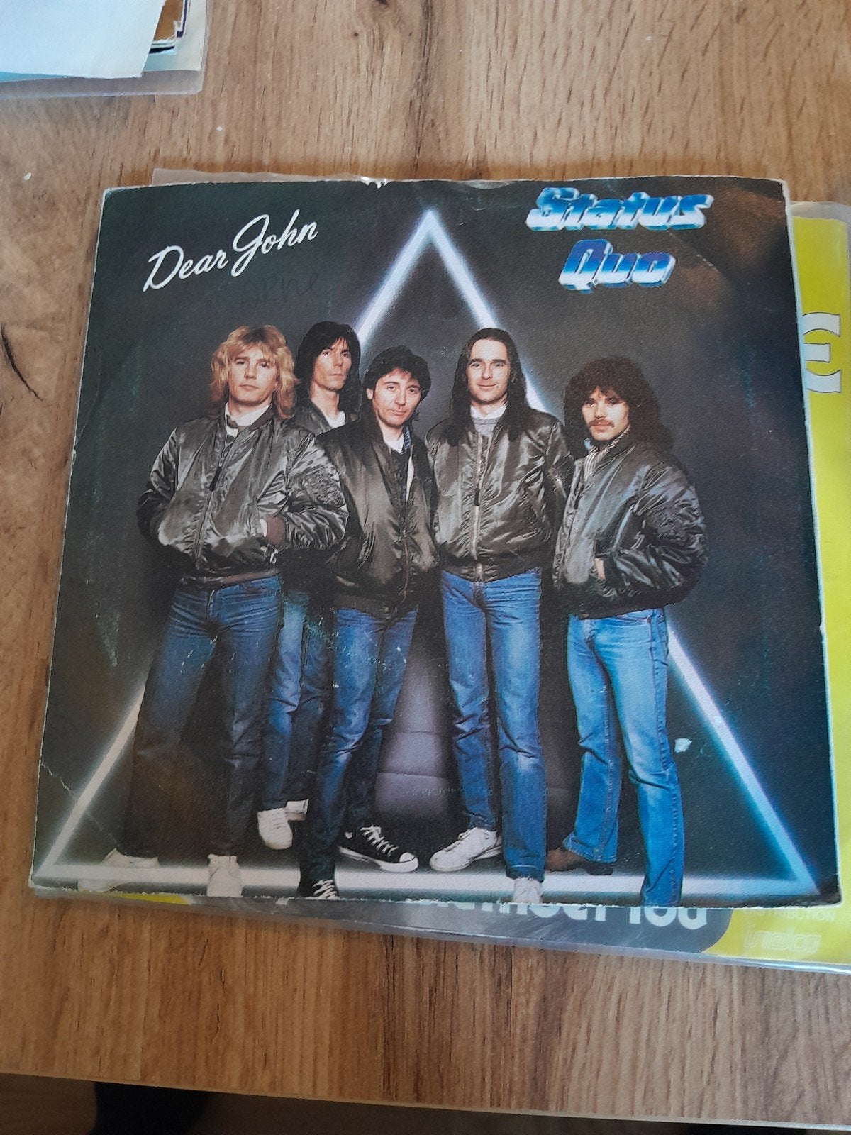 Status quo 7inch dear john, Ophalen of Verzenden, Zo goed als nieuw, Rock en Metal