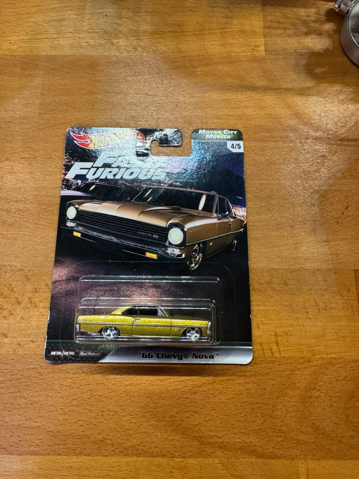 Hotwheels 66 Chevy Nova Fast & Furious, Ophalen of Verzenden, Zo goed als nieuw, Auto
