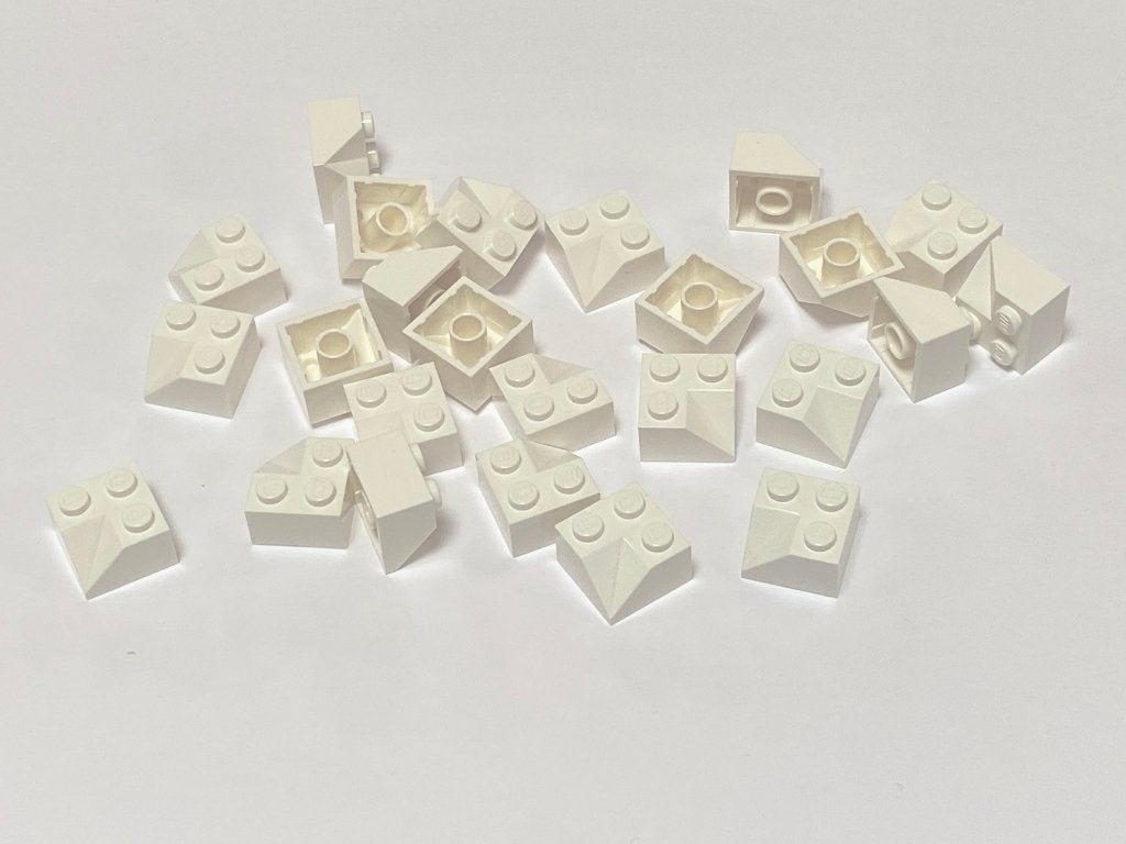 Partij 25x 2x2 Lego dubbele inham dakpannen, diverse kleuren, Overige thema's, Lego, Nieuw, Ophalen of Verzenden