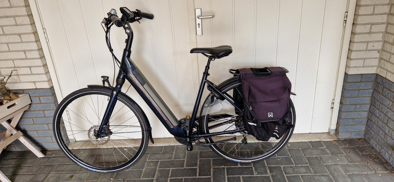 Koga Miyata E-TOUR Damesfiets - donkerblauw framemaat 50 cm, Overige merken, Gebruikt, Ophalen of Verzenden, 47 tot 51 cm