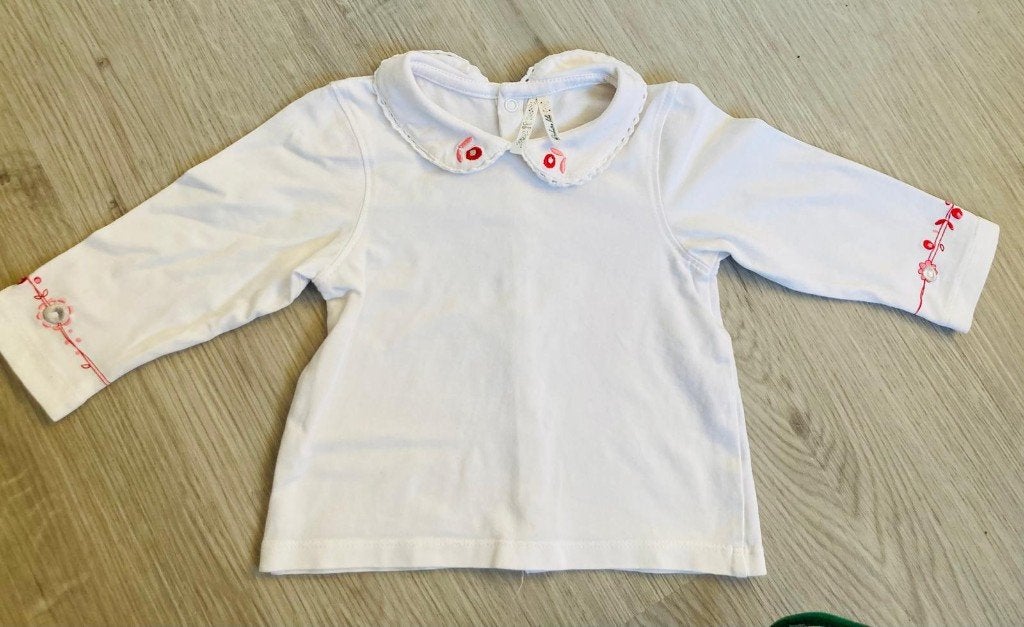 Prénatal baby meisje longsleeve met kraagje maat 56 (1–3 mnd, Kinderen en Baby's, Babykleding | Maat 56, Meisje, Ophalen of Verzenden