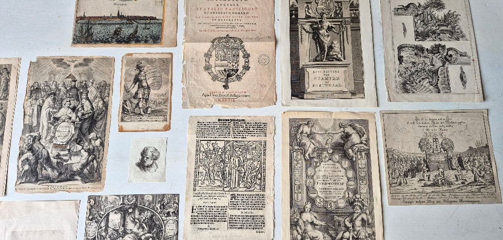 Collectie gravures, etsen, titebladen 15e tot 19e eeuw, Verzenden
