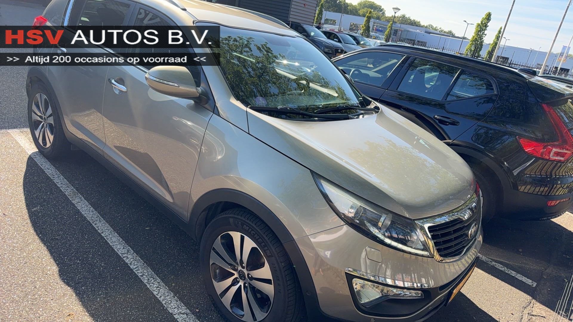 Kia Sportage 2.0 Super Pack navi LEER airco, Auto's, Gebruikt, 4 cilinders, 163 pk, Leder