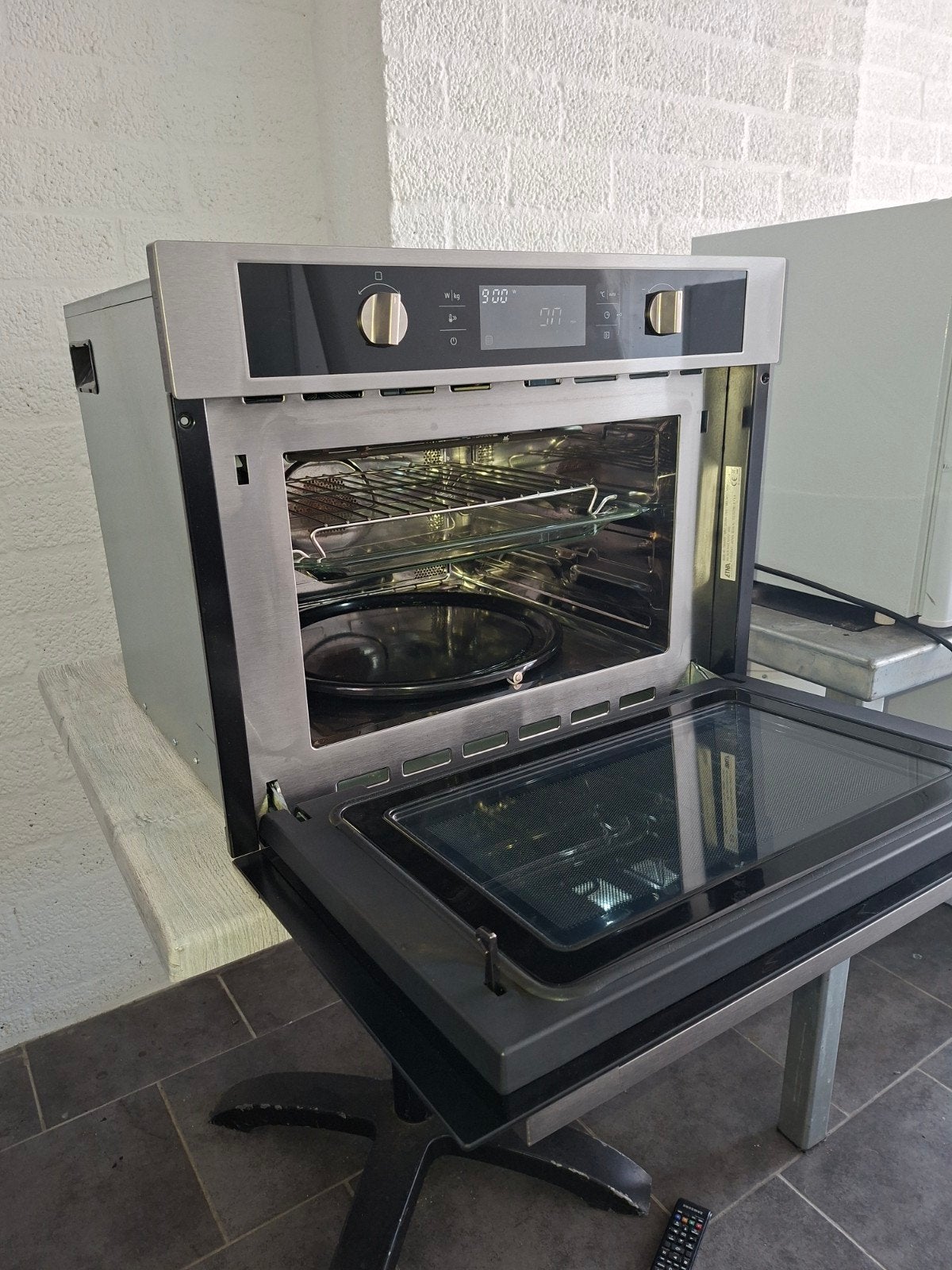 ETNA combimagnetron (inbouw), Ophalen, 45 tot 50 cm, Gebruikt, Combi-oven