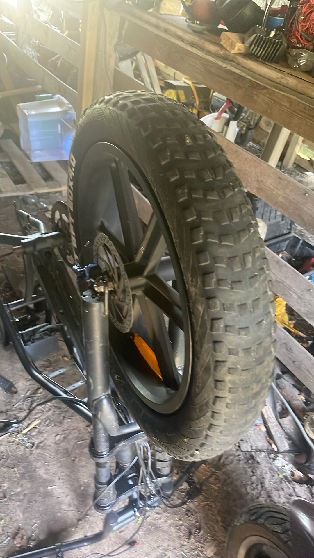 Fatbike v8 1e generatie band plus velg, Ophalen of Verzenden, Gebruikt