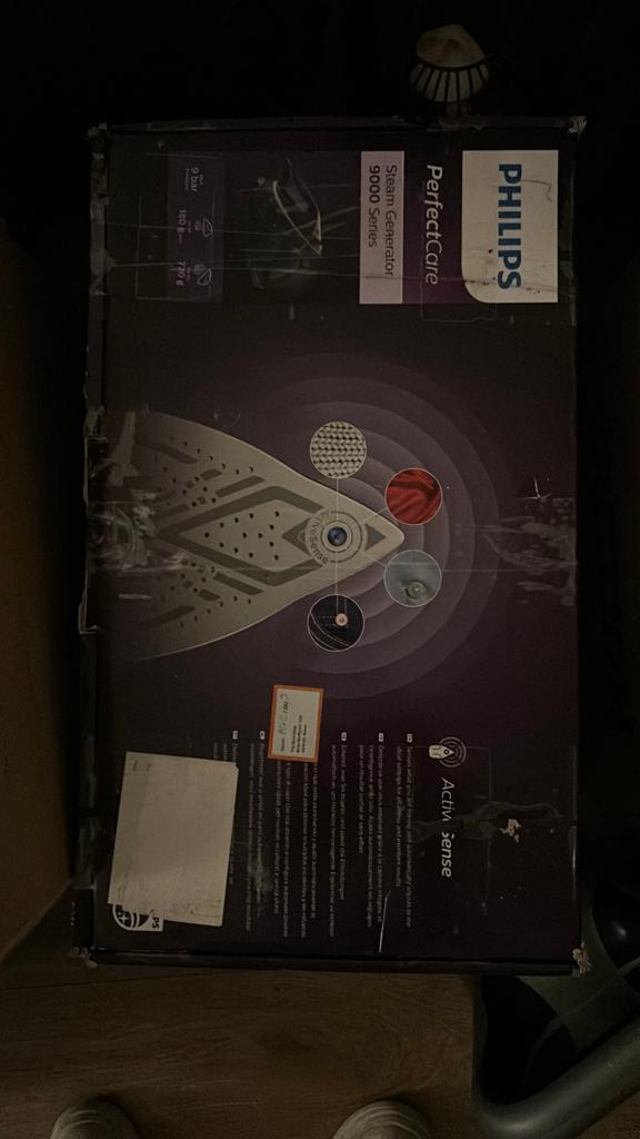 Philips PerfectCare Steam Generator 9000 Series Strijkijzer, Ophalen of Verzenden, Zo goed als nieuw, Strijkijzer met snoer