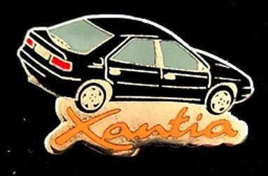 Citroën Xantia pin- zwart emaille, Verzamelen, Verzenden, Nieuw, Transport, Speldje of Pin
