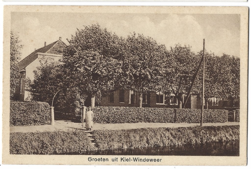 Kiel-Windeweer, Groeten uit Kiel-Windeweer, Ophalen of Verzenden, 1920 tot 1940, Ongelopen, Groningen