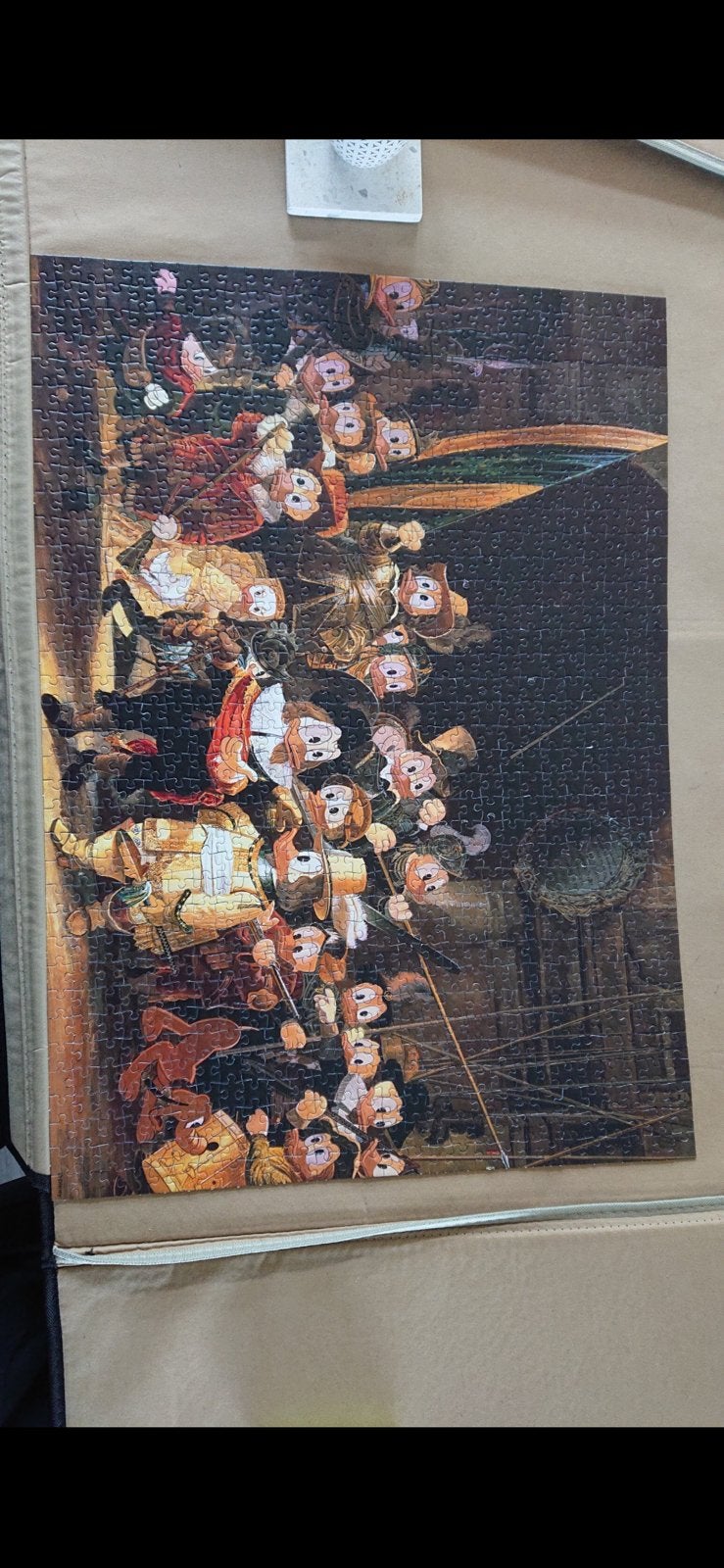Puzzel Duckwacht 1000 stukjes, Ophalen, 500 t/m 1500 stukjes, Zo goed als nieuw, Legpuzzel