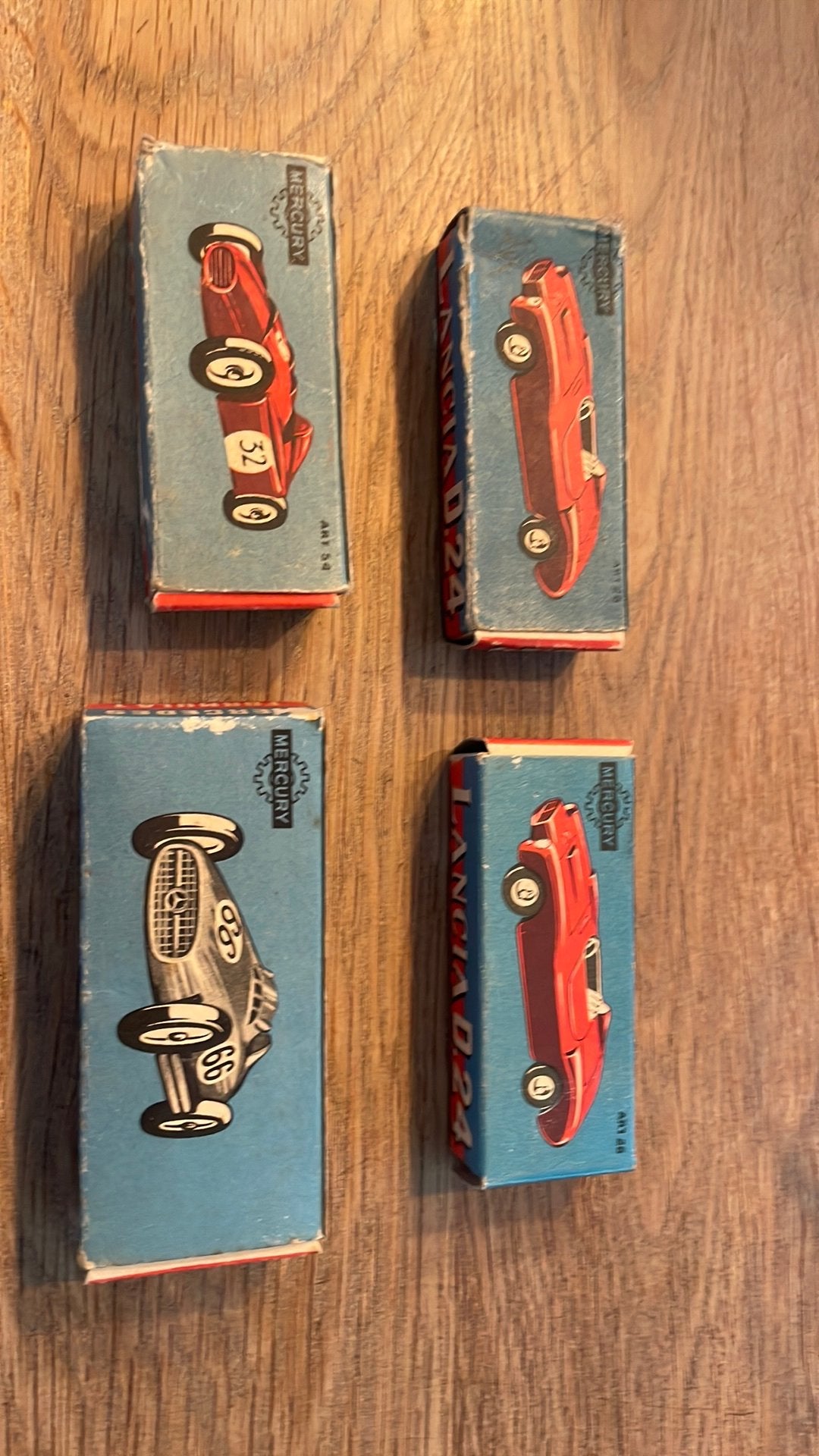 Tk: 4x lege mercury doosjes, Hobby en Vrije tijd, Ophalen of Verzenden, Zo goed als nieuw, Auto, Overige merken