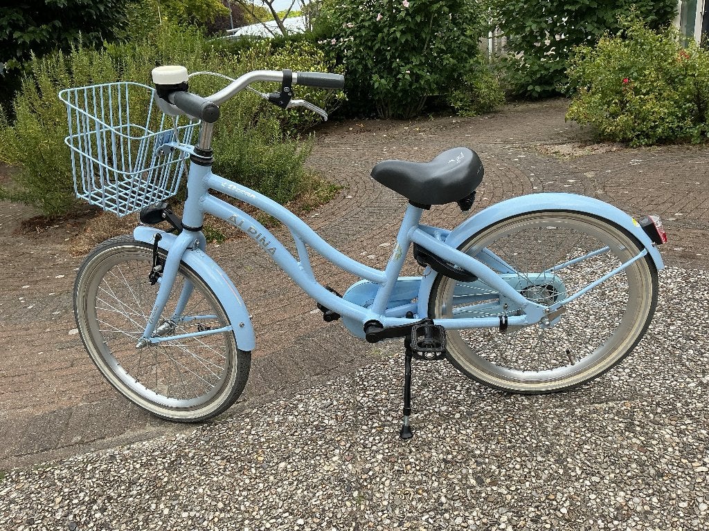 Meisjesfiets 20inch, Fietsen en Brommers, Ophalen, Terugtraprem, Gebruikt, Alpine