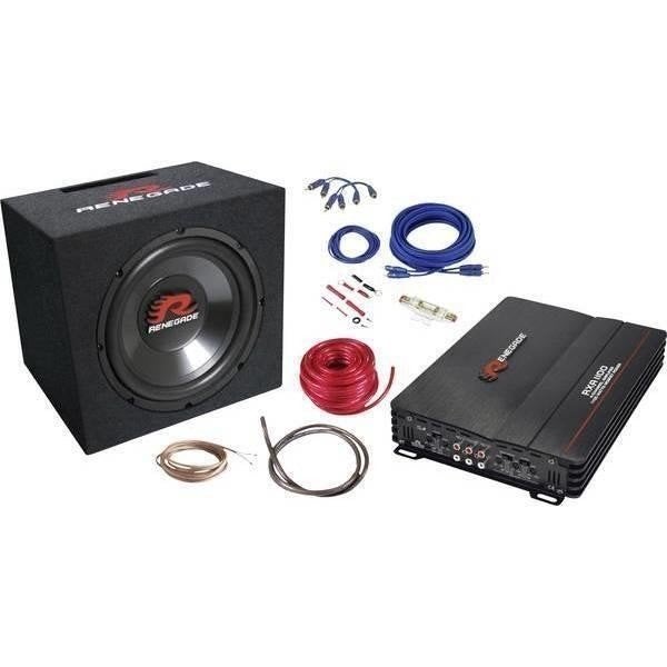 RENEGADE RBK1100XL 1100Watt Basskit incl. Kabelset, Auto diversen, ., Nieuw, Ophalen of Verzenden, .