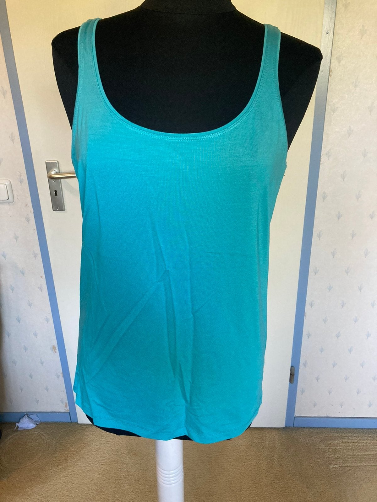 214 Nieuw hemdje van Expresso in maat XL aqua, Verzenden, Maat 42/44 (L), Nieuw, Zonder mouw