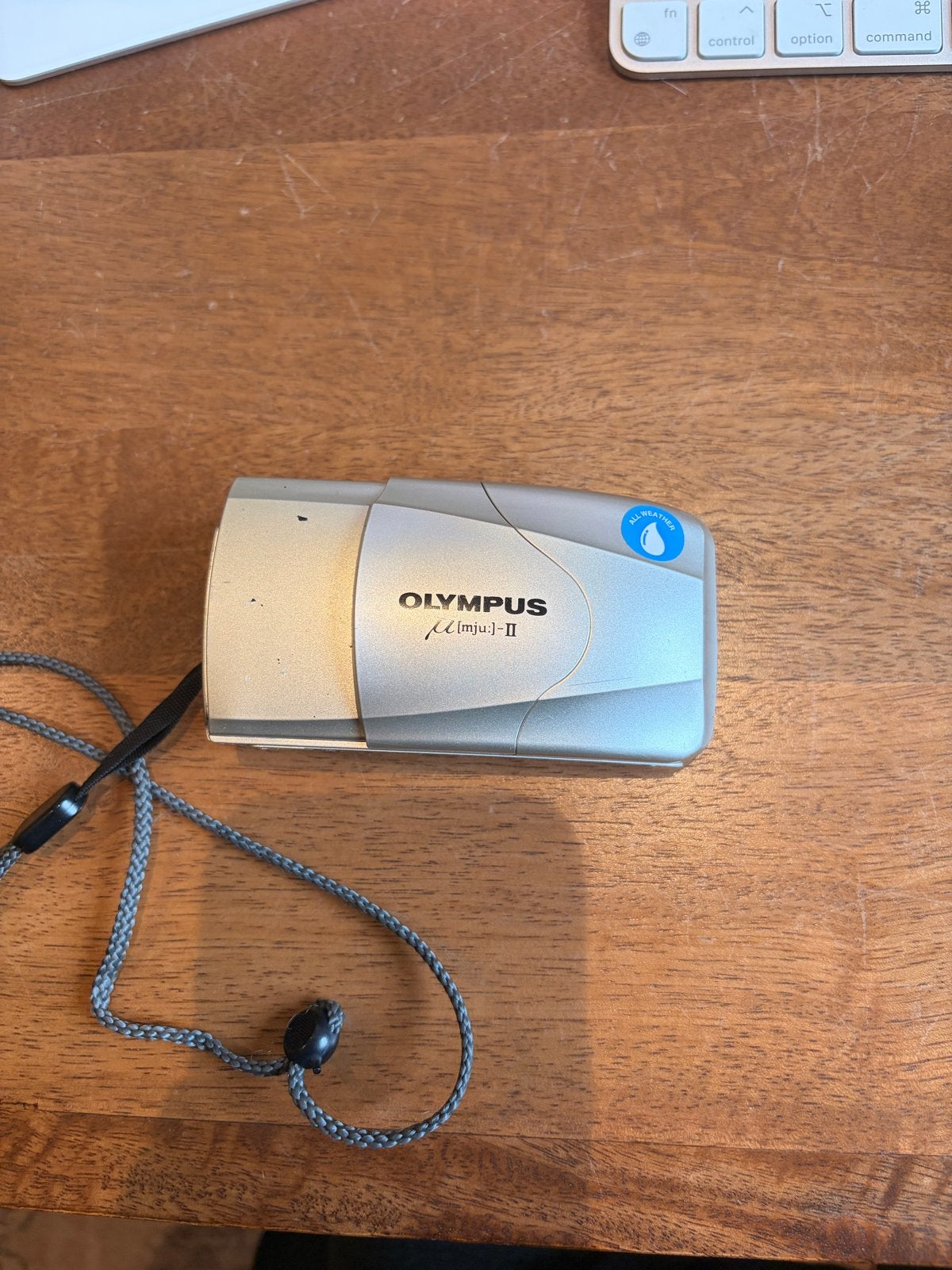 Olympus Mju-II Compact Camera met Hoesje, Audio, Tv en Foto, Fotocamera's Analoog, Ophalen of Verzenden, Gebruikt, Compact, Olympus