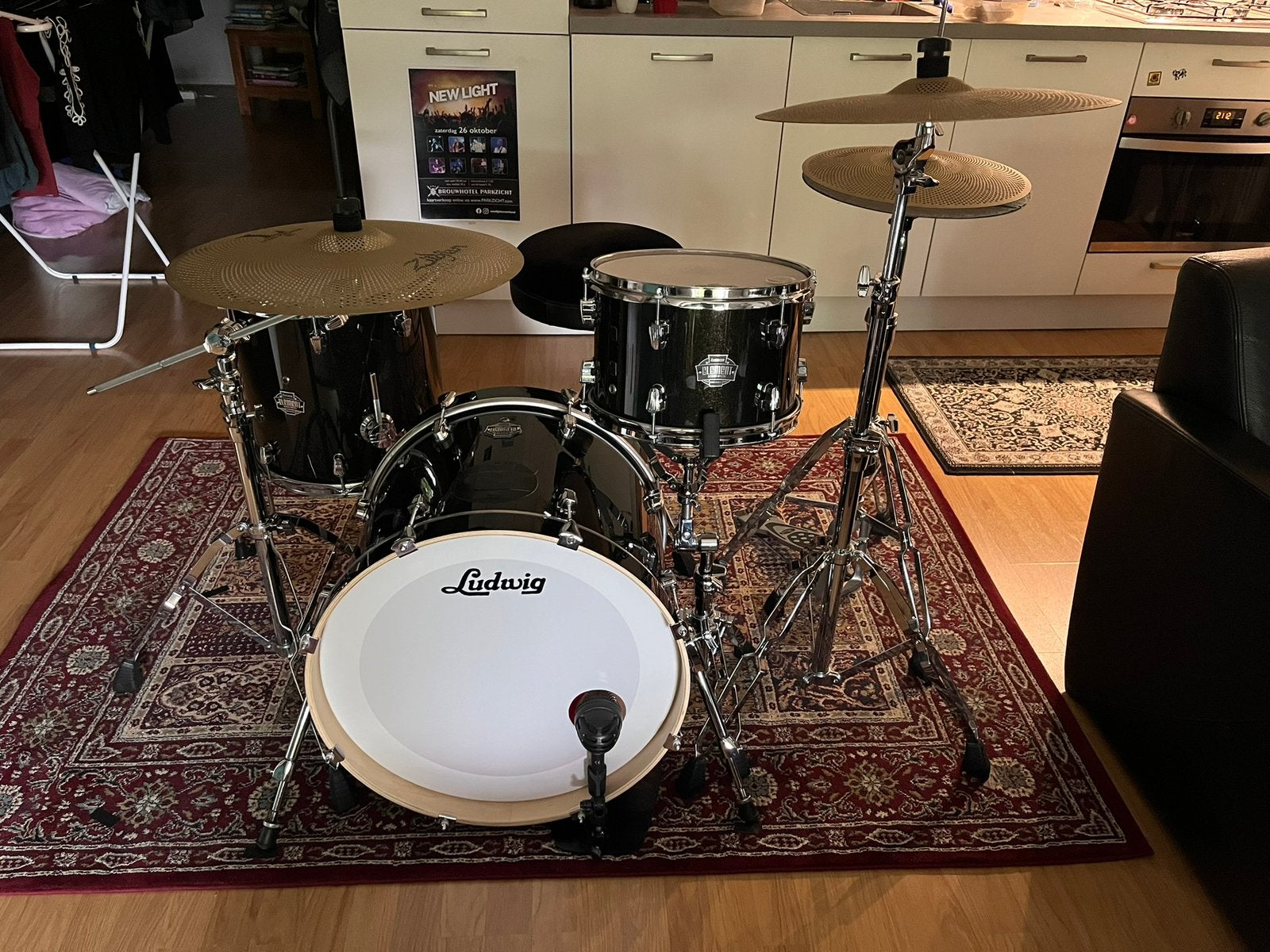 Ludwig element shellset, Muziek en Instrumenten, Drumstellen en Slagwerk, Ophalen, Gebruikt, Ludwig