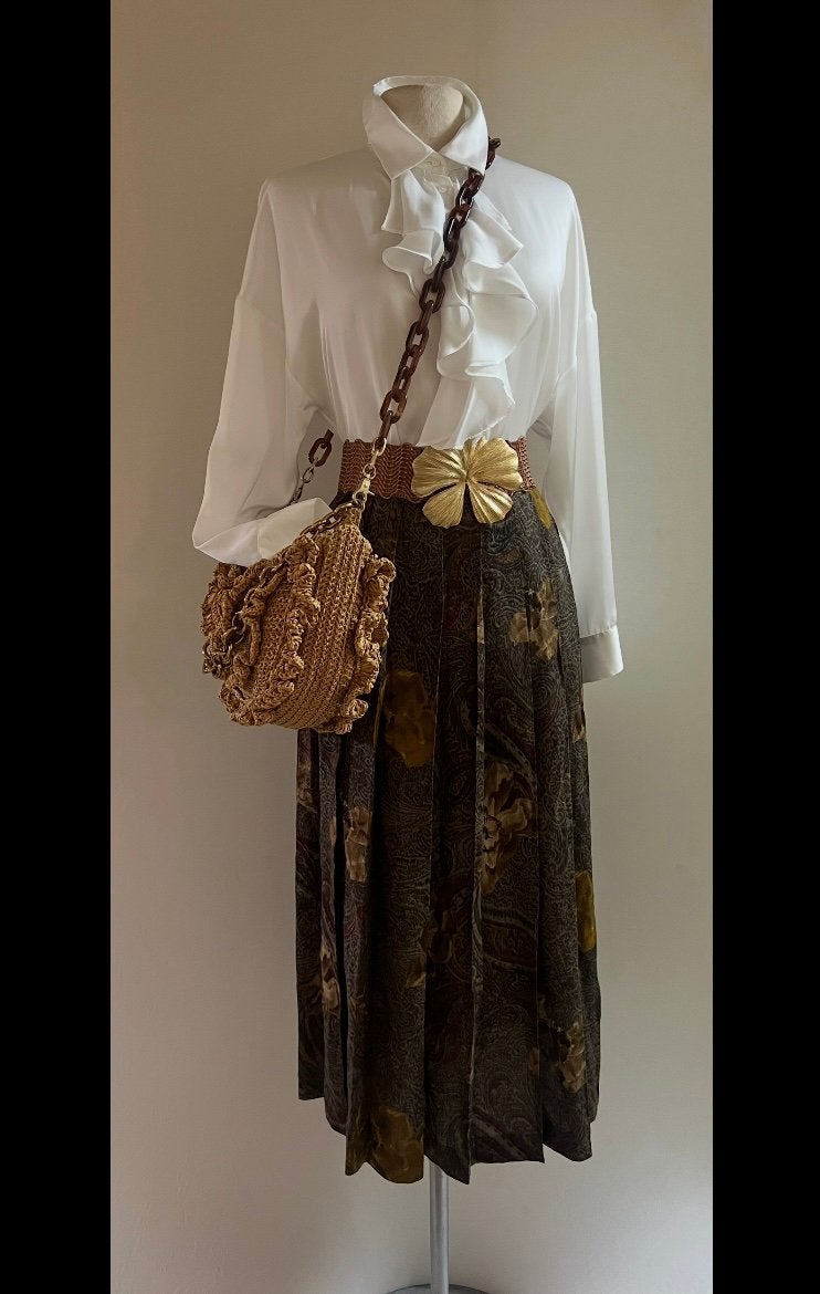 MaxMara 38/40 midi maxi lange plooirok, Kleding | Dames, Verzenden, Zo goed als nieuw, Maat 38/40 (M)