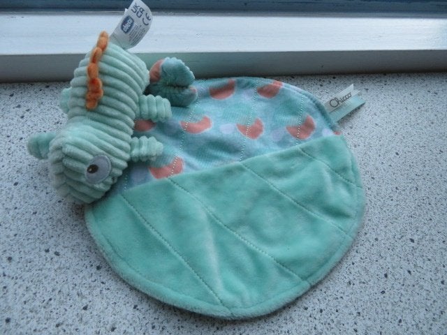 Knuffeldoek Kameleon Leguaan merk Chicco My Sweet Doudou, Ophalen of Verzenden, Zo goed als nieuw, Overige typen, Met label