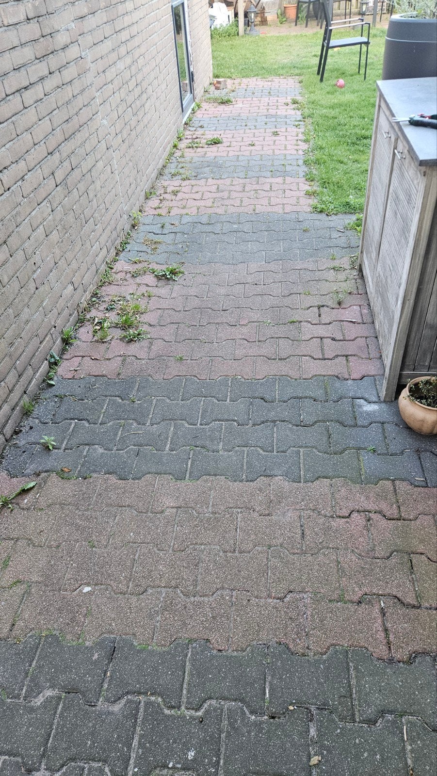 Gebruikte H-klinkers (125-150 m2) zelf verwijderen, Ophalen, Gebruikt, Beton, Klinkers