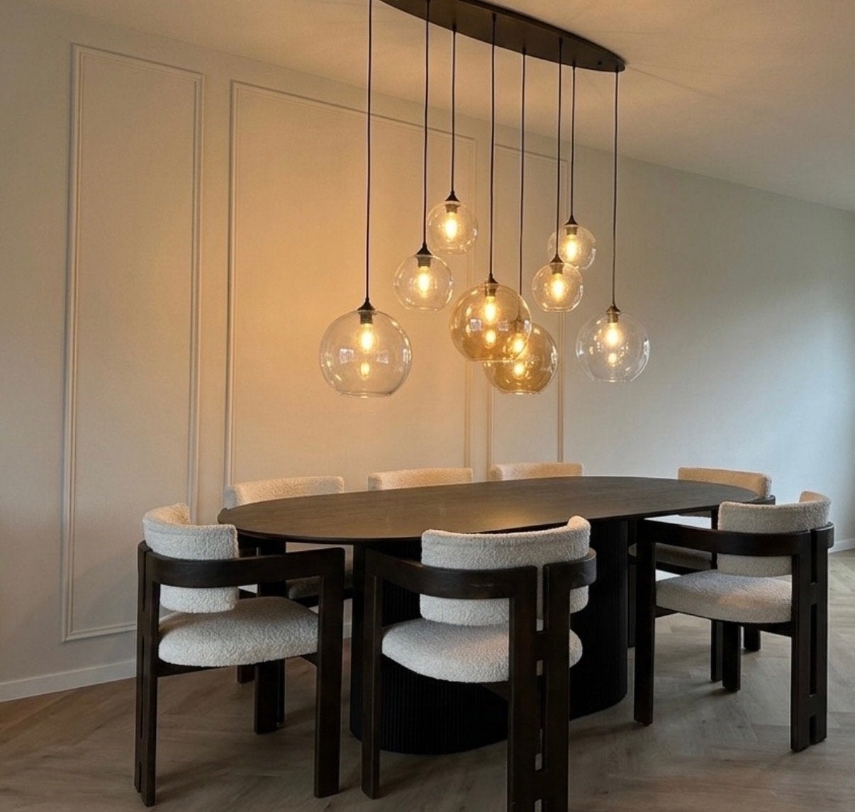 Salvator eetkamer set tafel, salontafel & 6 stoelen, Huis en Inrichting, Ophalen, Gebruikt, 100 tot 150 cm, 200 cm of meer