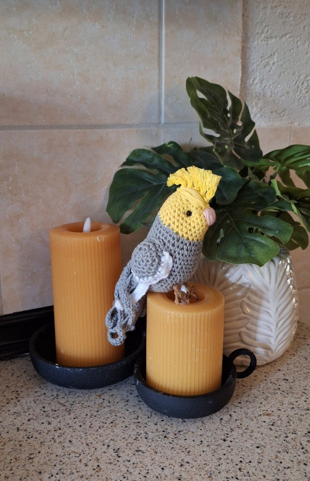 decoratie Valkparkiet parkiet vogel, Ophalen of Verzenden, Nieuw