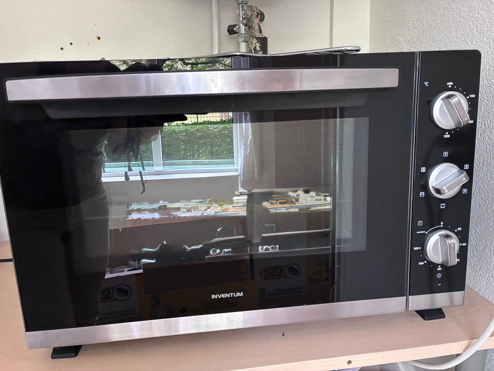Oven Inventum, Minder dan 45 cm, Gebruikt, Ophalen of Verzenden, Oven met grill