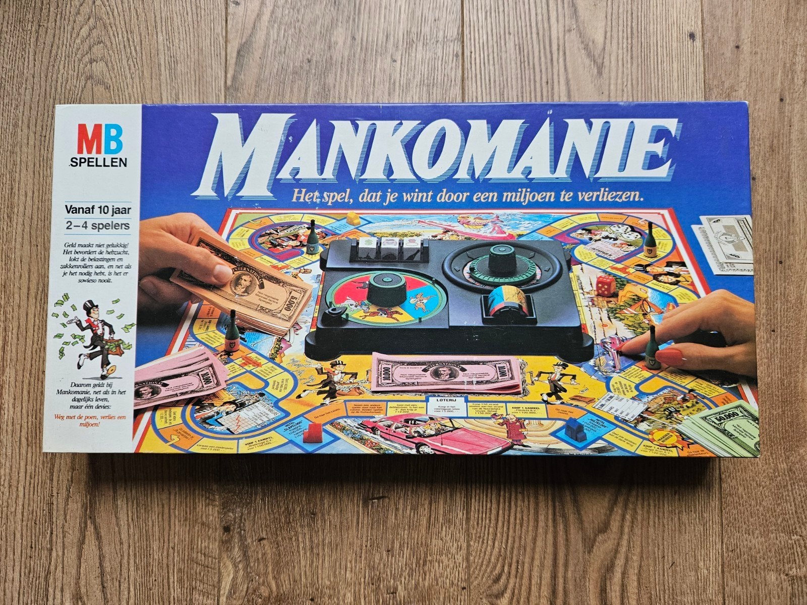 Mankomanie Bordspel - MB Spellen (Vintage), Hobby en Vrije tijd, Gezelschapsspellen | Bordspellen, Ophalen of Verzenden