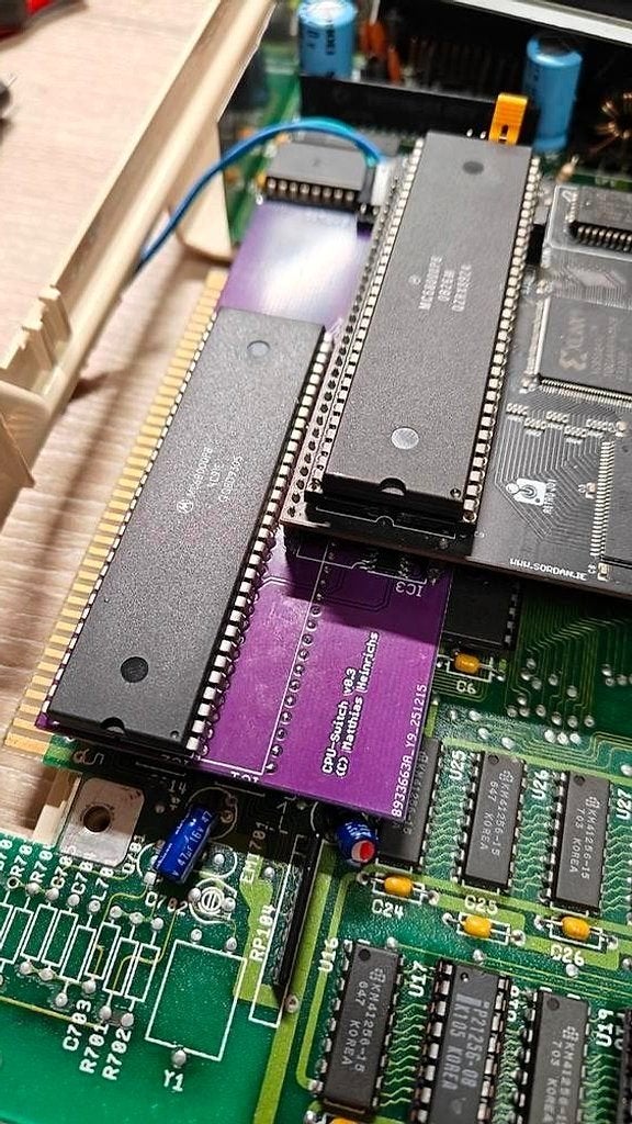 Garlic CPU Switch A500 - Zeldzaam Switchboard 68000, Computers en Software, Ophalen of Verzenden