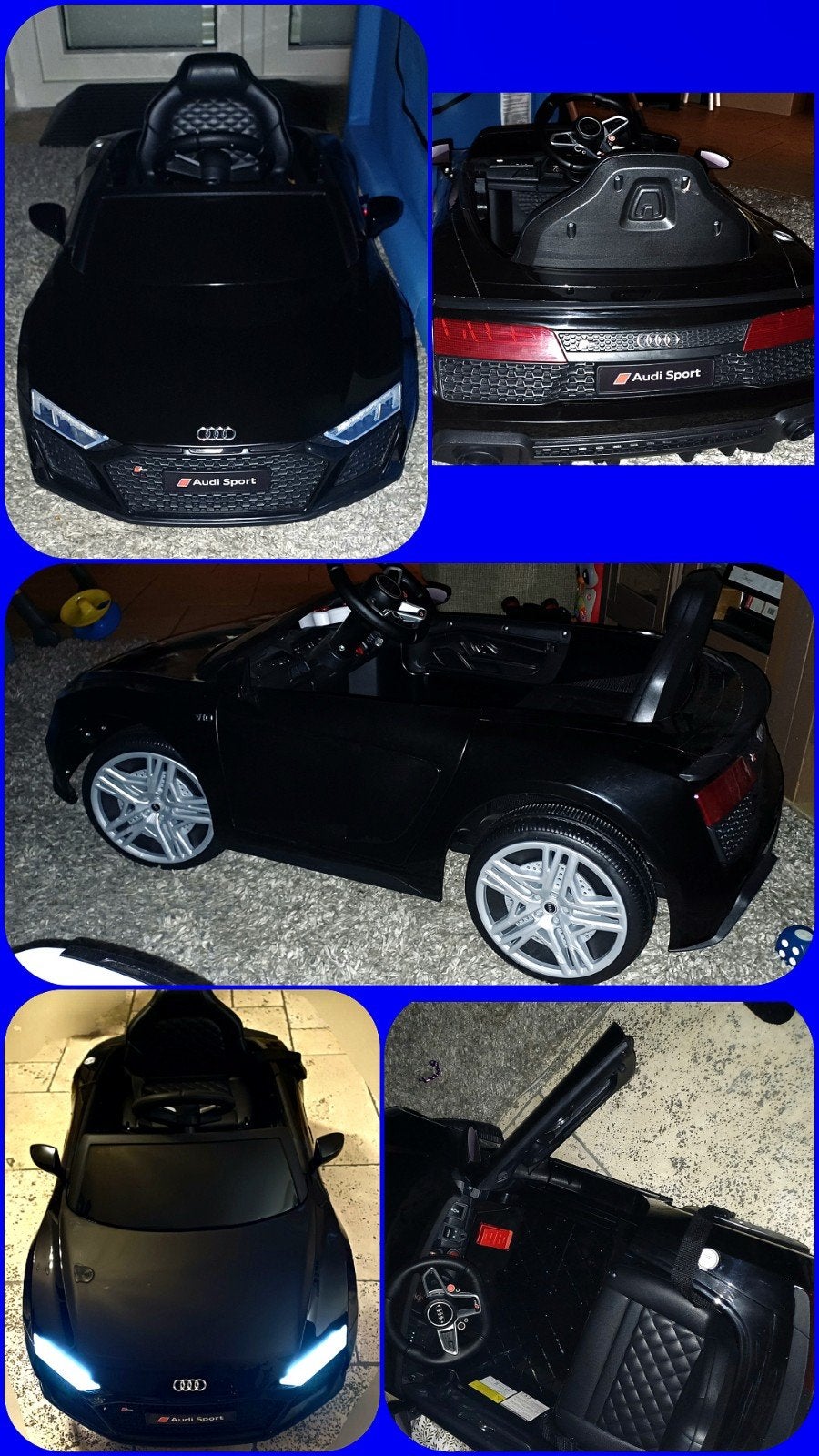 AudiSport ELEKTRISCHE kinderauto ONGEBRUIKT incl afstandsbed, Kinderen en Baby's, Speelgoed | Buiten | Voertuigen en Loopfietsen