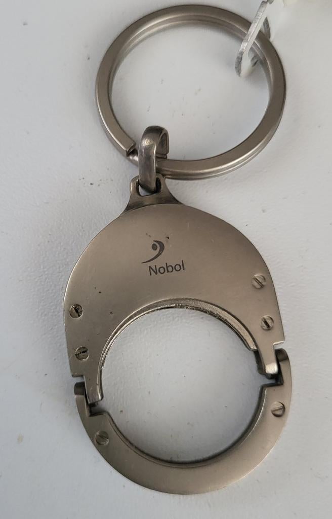 Sleutelhanger Nobol Handboeien Design, Ophalen of Verzenden, Gebruikt, Overige typen