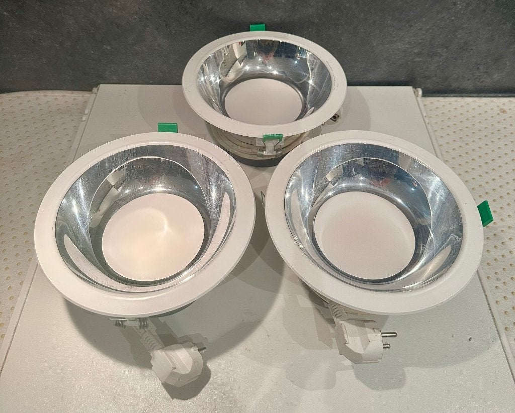 3x Philips CoreLine Downlight – Professionele verlichting!, Ophalen of Verzenden, Zo goed als nieuw, Plafondspot of Wandspot