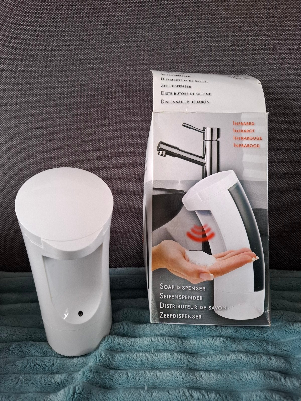 Nieuwe Infrarood Zeepdispenser - Automatisch & Hygiënisch, Ophalen of Verzenden, Nieuw, Wit, Overige typen