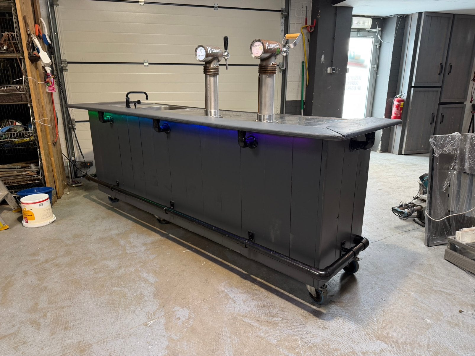 Biertap robuust te koop mobile tapinstallatie, Ophalen of Verzenden, Zo goed als nieuw