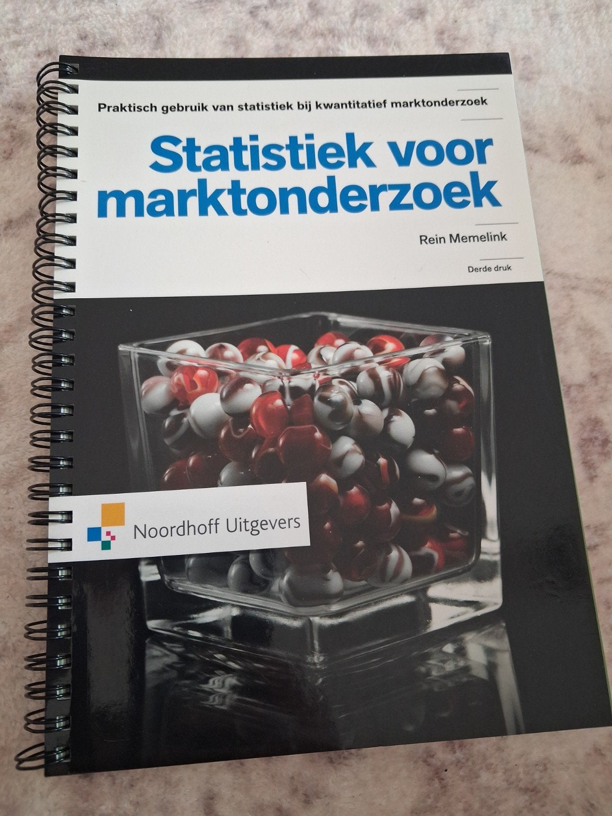 Rein Memelink - Statistiek voor marktonderzoek, Ophalen of Verzenden, Rein Memelink, Management, Zo goed als nieuw