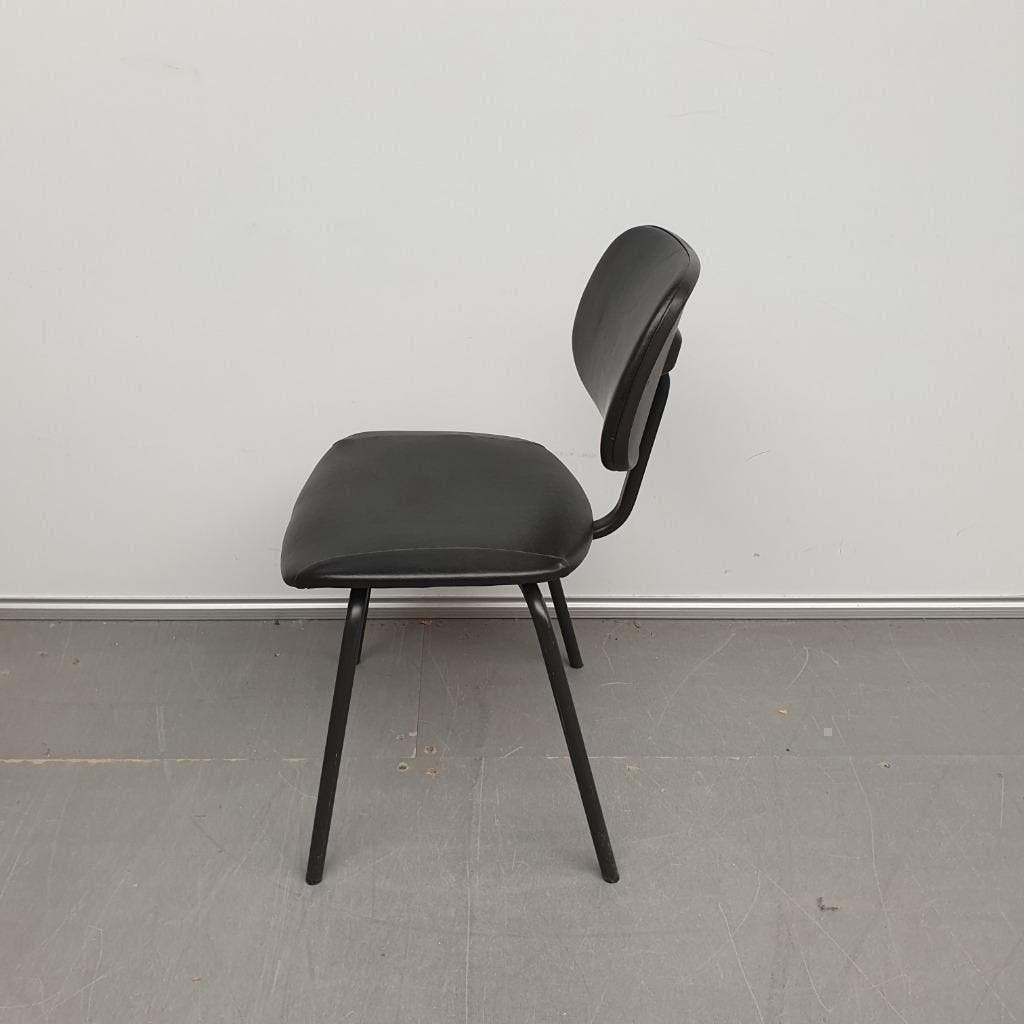 Ahrend Cirkel stoel - nieuwe zwarte skai retro, Huis en Inrichting, Stoelen, Ophalen, Gebruikt, Zwart, Vijf, Zes of meer stoelen