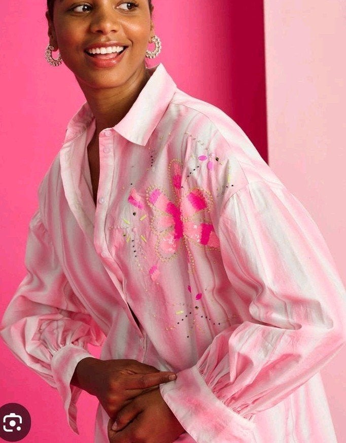 Pom Amsterdam supergave blouse, mt 40, Kleding | Dames, Maat 38/40 (M), Wit, Nieuw, Ophalen of Verzenden