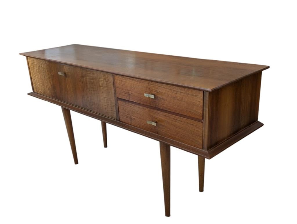 Vintage retro dressoir lowboard jaren 60, Antiek en Kunst, Ophalen