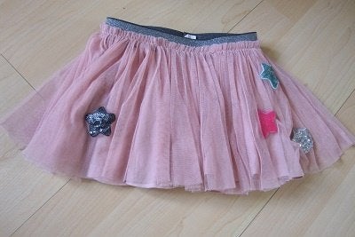 Roze TULEN ROK met sterren Gevoerd Maat 86 / 92, Meisje, Jurkje of Rokje, Ophalen of Verzenden, Zo goed als nieuw