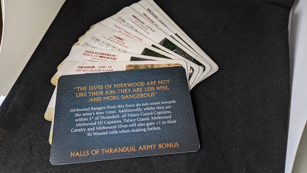 The Hobbit – Good Profile Card Pack - Halls of Thranduil, Ophalen of Verzenden, Boek of Catalogus