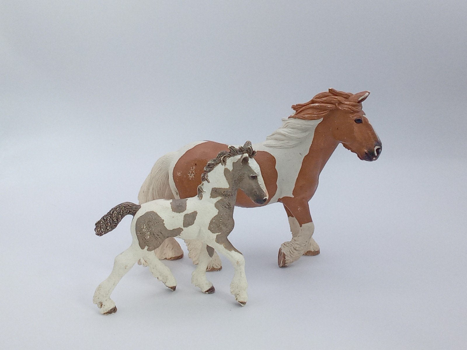 Schleich Tinkers merrie en veulen, Ophalen of Verzenden, Zo goed als nieuw