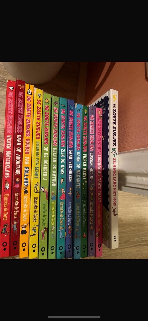 Boeken ‘de Zoete Zusjes’, 13 stuks!, Boeken, Ophalen of Verzenden, Zo goed als nieuw, Hanneke de Zoete, Fictie