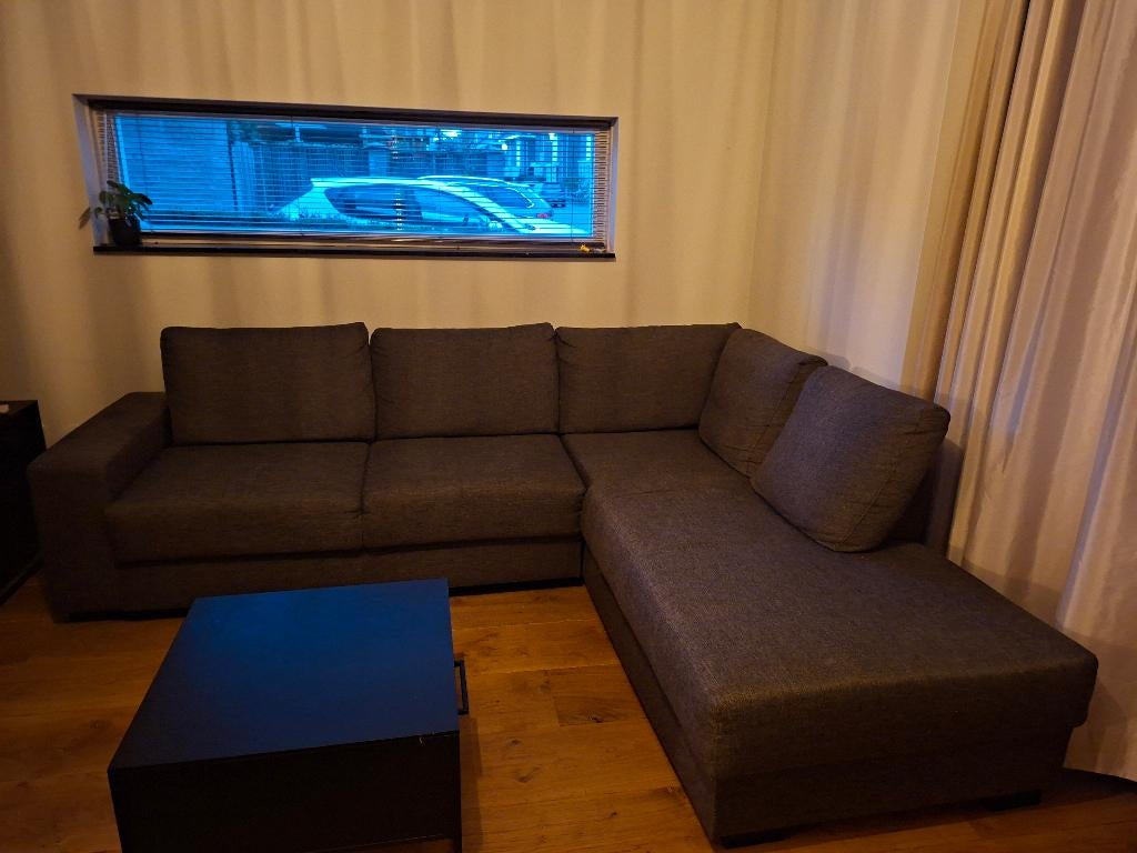 Hoekbank, Huis en Inrichting, Banken | Bankstellen, Ophalen, 250 tot 300 cm, Gebruikt, Minder dan 75 cm